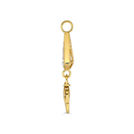 Sideof 2.02 ct Lab-Grown Diamond Clasp Connector Extender in 18k Yellow Gold