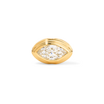 Sage Marquise Diamond Pendant Charm on white background