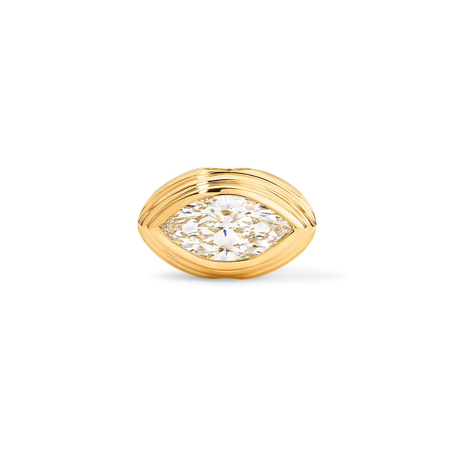 Sage Marquise Diamond Pendant Charm on white background